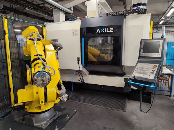 CNC frézování na pětiosém obráběcím centru AXILE G6